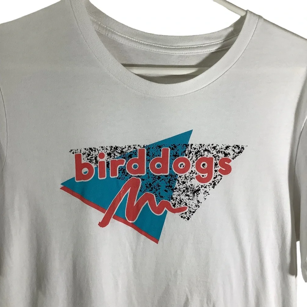 Birddogs White Graphic T-Shirt Round Neck - Picture 2 of 3